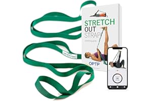 The Original Stretch Out Strap with Exercise Book by OPTP - Top Choice of Physical Therapists & Athletic Trainers