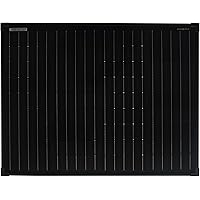 enjoysolar® Mono 50W Monokristallines Solar panel 50Watt ideal für Wohnmobil, Gartenhäuse, Boot Black Edtion (Mono 50W…