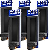 AZDelivery 5 x 0,91 inch OLED 128 x 32 pixels SSD1306 I2C Display compatibel met Arduino en Raspberry Pi Inclusief E-Book!