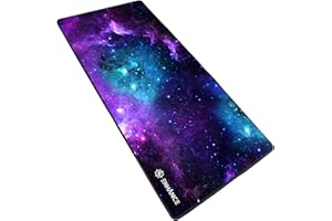 ENHANCE Tappetino per mouse da gioco esteso, tappetino per mouse XL, accessori da scrivania, cuciture anti-slogamento e superficie di tracciamento a basso attrito, retro antiscivolo per eSport