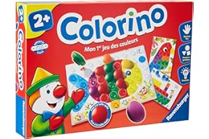 Ravensburger - Jeu Educatif - Colorino - Jeu d'apprentissage des couleurs et manipulation - Motricité et créativité - A partir de 2 ans - 24011 - version française