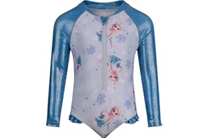 Disney - Traje de baño para niña con Volante Elsa in My Element