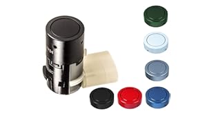 TEILEFUX24 Parksensor PDC in Wagenfarbe passend für Audi A6 C6 4F | A6 C5 | A4 B6 B7 Cabrio| A8 D3 4E | Limousine, Avant, Allroad, Hinten, Vorne 7H0919275C (Austerngrau - LZ7Q)