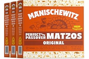 Manischewitz Original Matzos 454g (Pack of 3) | Kosher for Passover Matzo