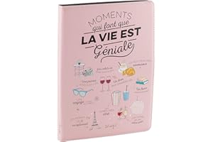 MR. WONDERFUL Mr Wonderful Wondee Funda Tablet Universal de 9,7" a 10,2" Pulgadas - Tipo Libro con Diseño Moments, Rosa