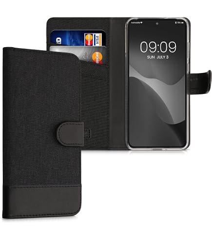 Echtleder-Hülle Für Motorola Moto G7 & G7 Plus: Mit Kartenfach, Magnetverschluss & Standfunktion