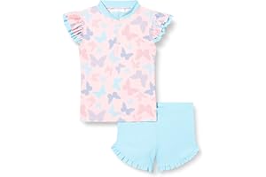 Playshoes Unisex Kinder Uv-Schutz Bade-Set zweiteilig Schwimmshirt Badeshorts Badebekleidung