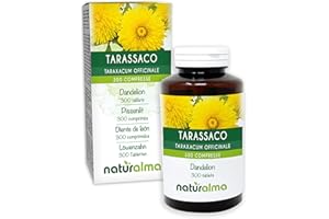 ‎NATURALMA Mniszek pospolity (Taraxacum officinale) korzenie i liście NATURALMA | 150 g | 300 tabletek po 500 mg | Suplement diety | Naturalne i Wegańskie