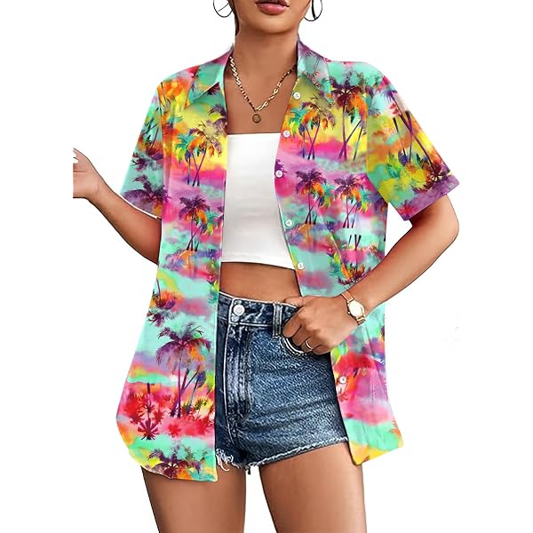 FIESTAS GUIRCA Hawaii Rock Damen – Gelber Blumenrock, 50 Cm, Für Partys & Kostüme