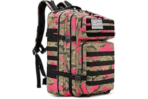 SEYATULLH Military Tactical Backpacks for Man/Women 30/45L Large Backpack Army Molle Bag Hiking Hunting Trekking Rucksack