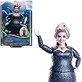 Mattel DISNEY Arielle, die Meerjungfrau - Ursula mit Tentakeln, abnehmbarer Halskette und lavendelfarbener Hochsteckfrisur fü
