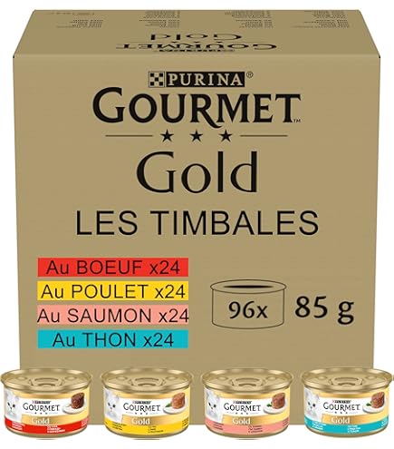 Gourmet Gold Hartig Torentje - Kattenvoer Natvoer - Rund - 24 x 85 g - BCC.nl