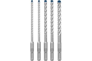 Bosch Accessories Coffret de 5x forets pour perforateur Expert SDS plus-7X (pour Béton armé, Ø 6-10 mm, Accessoire Marteau burineur)