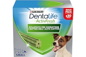 Dentalife ActivFresh Small Snack per Cani di Piccola Taglia, Pack 30 Stick