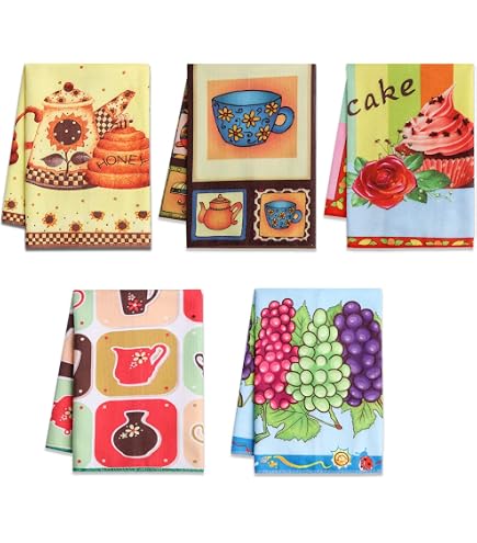 Honlung Lustige Küchentücher 2er-Set – 40,6 X 61 Cm, Mit Sarkastischen Sprüchen & Tiermotiven – Perfekt Als Geschenk Für Gastgeberinnen