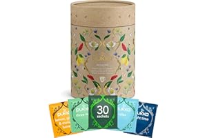 Pukka Herbs | Gourmet Favourites Herbal Tea Selection Gift Set Box | Some Of The Best 100% Organic Infusions | Ideal Gifts For Women & Men Birthday, Anniversary & Self-Care | 30 Teabags | 5 Flavours