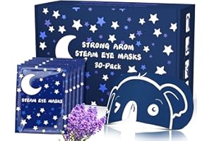 ProCIV Steam Eye Mask 30 Pcs Warming Eye Mask Self Heated Eye Masks Strong Aroma Lavender Sleep Mask for Dry Eyes, Puffy Eye Masks, Pollen Allergy, Sleep Gift Set for Students|Teacher|Men|Women|Friend