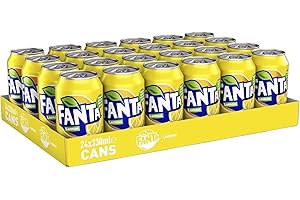 Fanta Lemon 5017726153281 Lot de 24 cannettes de 330 ml