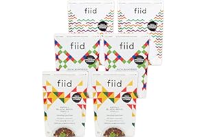 Fiid 100% Natural Vegan Microwave Ready Meals Flavour Multipack - 6 x 400g - Mexican Chilli, Italian Sundried Tomato, Moroccan Tagine (Vegetarian Food Pouch, High in Fibre & Protein,Gluten Free)