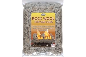 Midwest Hearth - Lana de Roca para hornillo de Gas, 170 g, Bolsa