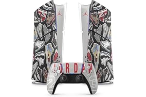 FFRAME PS5 Sneakers Sticker, Playstation 5 Decal Sticker, Consola y Mando, Edición Slim Digital, Sneakers Skin (1 Mando)