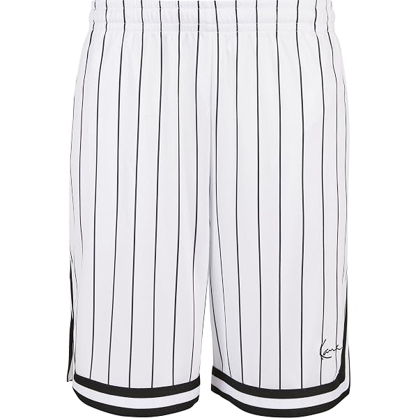 Karl Kani Herren T-Shirt Mit Signature Logo – Pinstripe Design, Weicher Basic-Schnitt