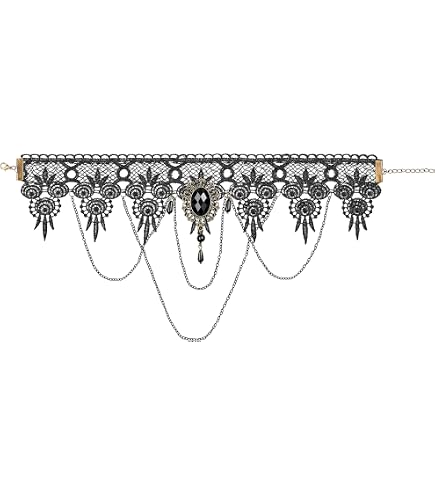 Collana Nera Donna In Pelle Vellutata, Regolabile 30+8cm, Con Cristallo, Gioiello Gotico, Accessorio Per Cosplay Carnevale