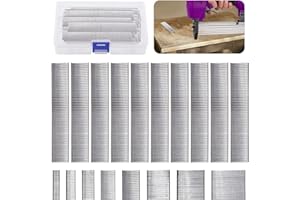 Swpeet 5000 clavos galvanizados F30-1-1/5 pulgadas, kit de clavos de acabado rectos, clavos de pistola y clavos de acabado pequeños para pistola de clavar Brad