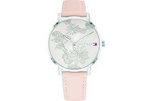 Tommy Hilfiger Reloj De Movimiento De Cuarzo De Dos Manecillas para Mujer con Correa de Acero Inoxidable (Eslabones o Malla), de Cuero o de Silicona