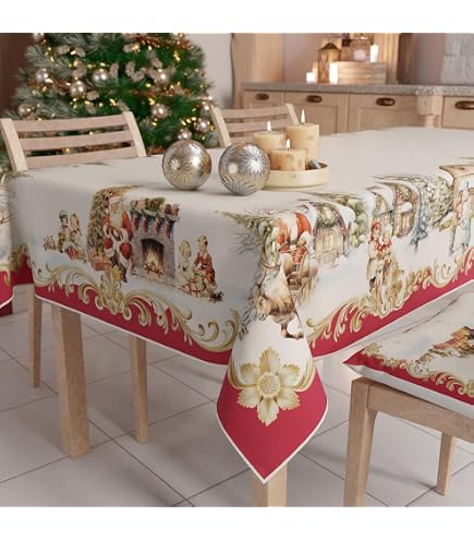 BOSSI CASA Tovaglia 1387 Cotone Tinto Filo MULTICOLORE