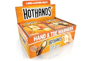 HotHands Hand & Toe Warmers - Long Lasting, Safe, Natural, Odorless, Air Activated Warmers - 24 Pairs of Hands & 8 Pairs of Toes