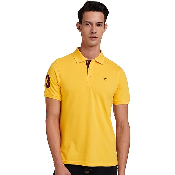 Men's Round Neck Full Sleeve -Tshirt-190 (Yellow Colour) (99-FKT