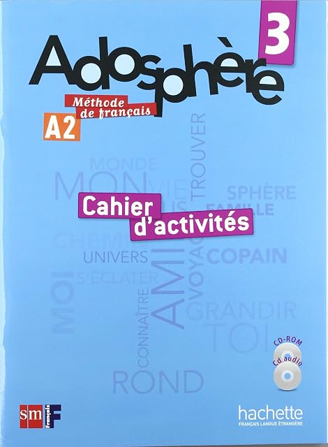 Portada de Méthode de français 3. Adosphère. Cahier d'activités