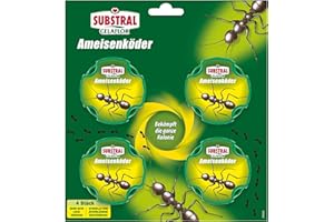 Substral Celaflor - Juego de 4 cebos para Hormigas en el hogar y en terrazas con Efecto Nido rápido