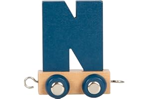 small foot Buchstabenzug Polar N aus Holz, Holzzug individuell kombinierbar, zum Dekorieren und Verschenken, 12584