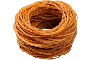 JANYUN 200 Pcs Rubber Elastic Bands 3.15 Inches(8cm), Sturdy Stretchable Rubber Bands Elastic Bands for Bank School Office and Handcrafts