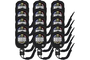 PGZSY Multi-Function Electronic Digital Sport Stopwatch Timer, Large Display with Date Time and Alarm Function,Suitable for Sports Coaches Fitness Coaches and Referees (15pack)