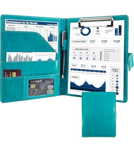 Porta Documenti A5 - 5 Pezzi Impermeabili - Con Finestra E Cerniera - Foto 4