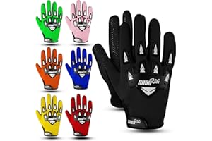 SAGA SPORTS Gant Moto Enfant – Gants Moto Enfants & Gant Moto Cross Enfant avec Protection Ultime – Gants BMX Enfants pour Jeunes Champions