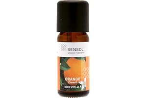 SENSOLI Orange, Sweet Essential Oil 10ml - Pure and Natural Essential Oil for Aromatherapy and Diffusers