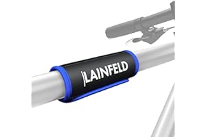 LAINFELD Protezione per telaio per bicicletta, set da 3 pezzi, protezione per il trasporto adatto per portabici Thule, protezione telaio in carbonio, accessorio per bicicletta