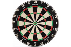 Precise180 - Dartboard Endorphine - Premium Dartboard mit One Piece Zahlenring - 18 Farben - Dartscheibe Nummernring - Dartzubehör