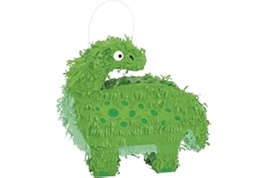 Unique Party 73892 - Mini-pinata décorative en forme de dinosaure, 20 cm