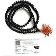 TwiceWise Certified Karungali Malai Original 8mm (Pack of 1) 100% Natural Unpolished Karungali Malai Original Karungali Malai 108 Beads - Black Ebony Wood Mala, Original and Natural Karukali Malai