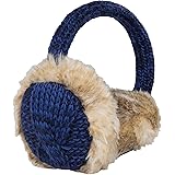 Aran Traditions Knitted Design Faux Fur Earmuffs