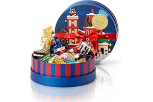 Venchi, Cappelliera Piccola, Regalo Natale con Cioccolatini Assortiti, con "Nocciola Piemonte IGP", Edizione Limitata, 126 Gr, Senza Glutine, Senza Coloranti e Conservanti, Idea regalo