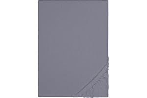 biberna Feinbiber-Spannbetttuch 0002744 Silbergrau 1x 90x190 cm - 100x200 cm