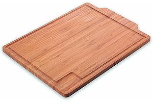 Kuhn Rikon Deska do krojenia Design Line Bambusowa 38 x 28 cm, brązowa, 38 x 28 x 2 cm