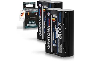 PATONA 2x Platinum Batteria NP-W235 2400mAh Compatibile con Fuji Fujifilm X-T4, X-T5, X-H2, X-S20, GFX-100S