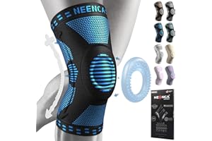 ‎NEENCA NEENCA Kniestütze, Komprimierte Kniebandage mit Patella Gel Pads & Feder Seitenstabilisatoren, Medizinischer Knieschützer für Laufen, Meniskusriss, Arthritis, Gelenkschmerzlinderung, ACL, Erholung